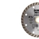 thumbnail image 3 of Disco Diamantado Ranurado Concreto 4 1/2 Dewalt Dw47450hp gris, 3 of 4