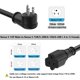 thumbnail image 4 of Adaptador de enchufe ADCAUDX 12AWG 90° 15A a 20A 30 cm, 4 of 8