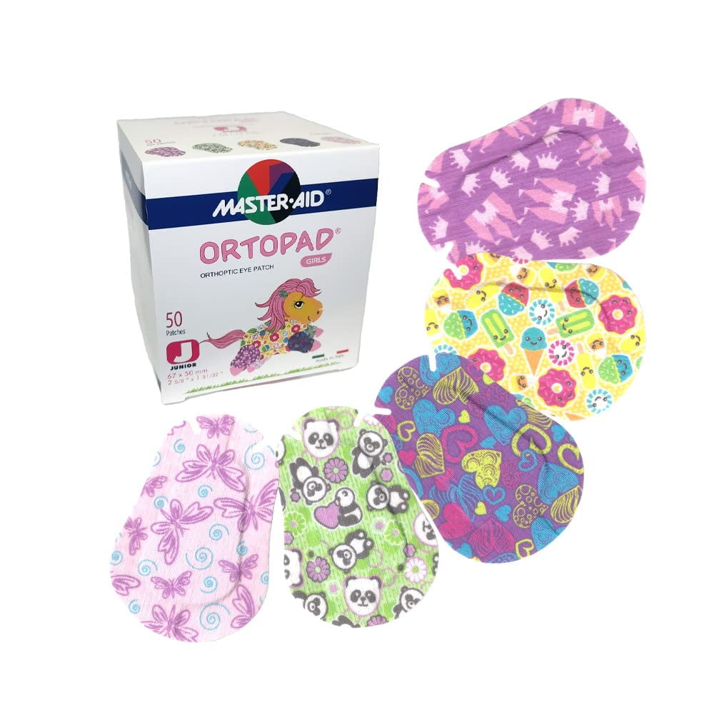 Parches Para Ojos Ortopad® Bamboo Para Niñas De 0 A 2 Años, 50 Unidades