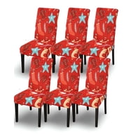 Teng Fei - Pack De 6 Fundas Para Sillas Diseño Navidad R16