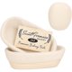 thumbnail image 1 of Saint Germain Bakery Premium Round Bread Banneton Basket with Liners, 2-Pack, 1 of 3