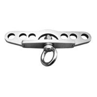 Ioensy - Placa Adaptadora De Polea Doble A Simple Para Barra En T De Remo Con Pulldown Lat. Accesorios.