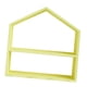 thumbnail image 4 of Soporte para cupcakes Herramientas de pastel Ornamento de casa de madera Amarillo sin base, 4 of 5