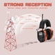 thumbnail image 2 of Auriculares de radio PROHEAR 027 AM FM con pantalla digital - naranja, 2 of 6