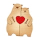 thumbnail image 1 of Bear Family Wooden Art Puzzle Familia De Osos Para Los Osos Para La Casa NAVIDAD 2 Osos, 1 of 5