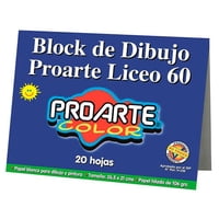 Block De Dibujo Proarte Liceo 60 20 Hojas Display