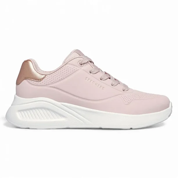 Zapatilla Mujer Uno Lite Shimmer Along Blsh Skechers