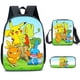thumbnail image 1 of Pokemon Kids School Backpack Storage Bag Pikachu Anime Printed School Bag Teenager Student Cartoon Bookbag Outdoor Rucksack, 1 of 3