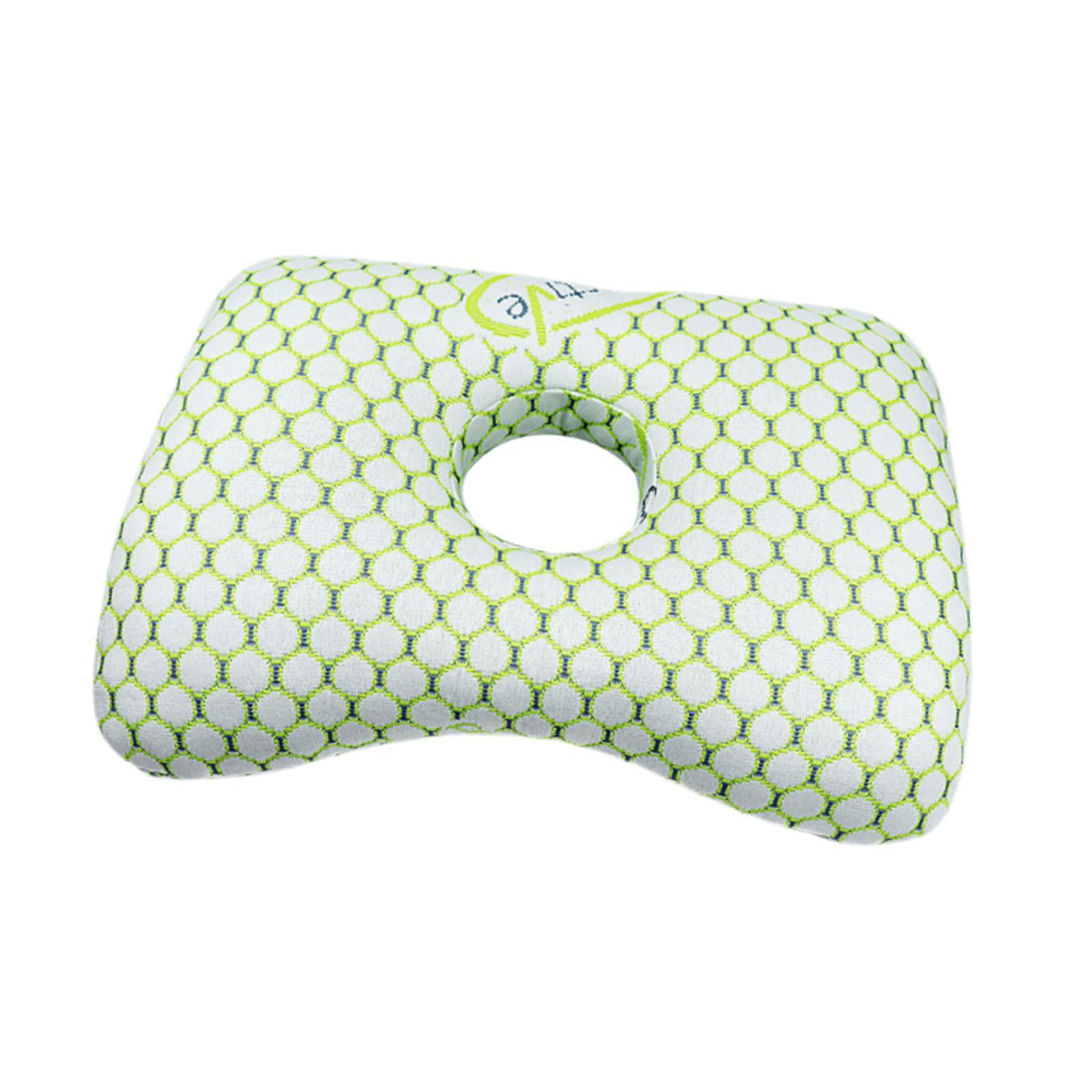 Bothyi - Almohada Para Perforar Orejas, Cómoda, Rellena De Algodón, Soporte Para Cuello Y Cabeza Con Orificio, Estilo A