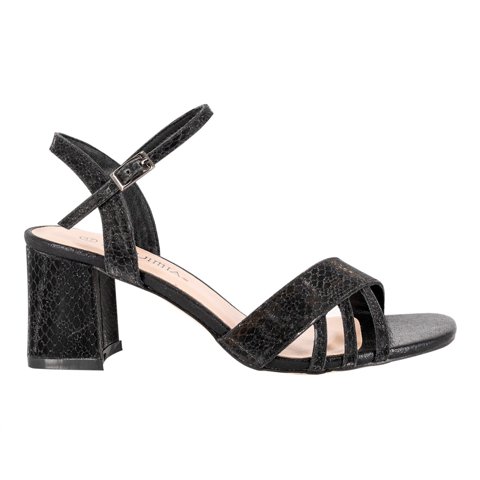 Sandalia De Vestir Heid Negro Alquimia