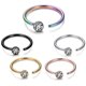 thumbnail image 1 of Xiao Hua Juego de 10 Piezas de Aros Nasales Falsos unisex, Aros Nasales de Aleación en Forma de C con Aros Nasales Brillantes Geométricos con Tachuelas de Diamante, Accesorios para Fiestas, 2 Piezas, 1 of 4