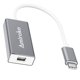 thumbnail image 1 of Adaptador USB-C a Mini DisplayPort Amiroko 4K para MacBook Gray, 1 of 8