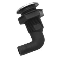 Ioensy - A Través Del Ajuste Del Casco Instale Fácilmente Las Piezas De Reparación Del Accesorio De Ventilación De Sentina Del Casco Marino 90 Grados