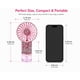 thumbnail image 4 of Ventilador de mano CAIZISHEN con spray de niebla USB rosa, 4 of 8