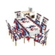 thumbnail image 1 of Mantel Fiestas Patrias De Tela Con Fundas De Sillas Elasticadas M6, 1 of 3