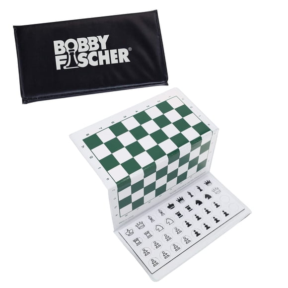 Set de ajedrez Bobby Fischer Mini con bolsillo magnético para viajes
