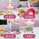 thumbnail image 4 of Set de batidora de mano Paris Hilton 3 en 1 de 400 W de alta velocidad, color rosa, 4 of 7