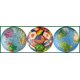 thumbnail image 1 of Set de 3 Pelotas de Golf EnjoyLife Inc con Banderas del Mundo, 1 of 1