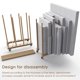 thumbnail image 4 of Estantería de Arte UNZERO de Madera con Ruedas Giratorias para Lienzos, 4 of 9