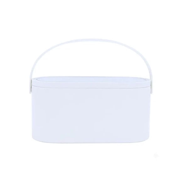 Organizador Cosméticos Portátil 3 En 1 Espejo Led Maquillaje