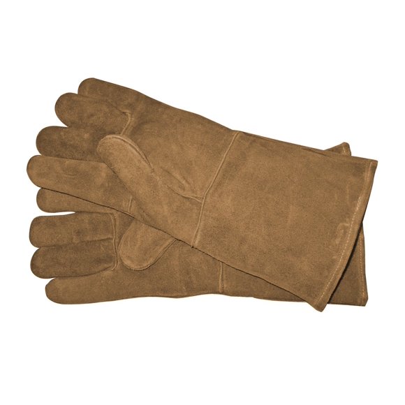 Guantes Panacea 15331 para chimenea, de piel, fabricados en EE. UU.