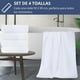 thumbnail image 3 of Juego De 4 Toallas De Baño Gimnasio Microfibra Playa Mano 50 x 90 Az, 3 of 8