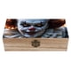 thumbnail image 1 of Pennywise, el Payaso Caja Organizadora de Madera Rústica - Caja Decorativa Multifuncional para Escritorio, Hogar, Oficina, Joyas y Manualidades, 1 of 6