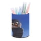 thumbnail image 1 of Loro-theme Cylinder Pen Holder Pencil Organizer with Flannel Lining PVC Leather Material Cardboard Base for study work 10*8CM, 1 of 6