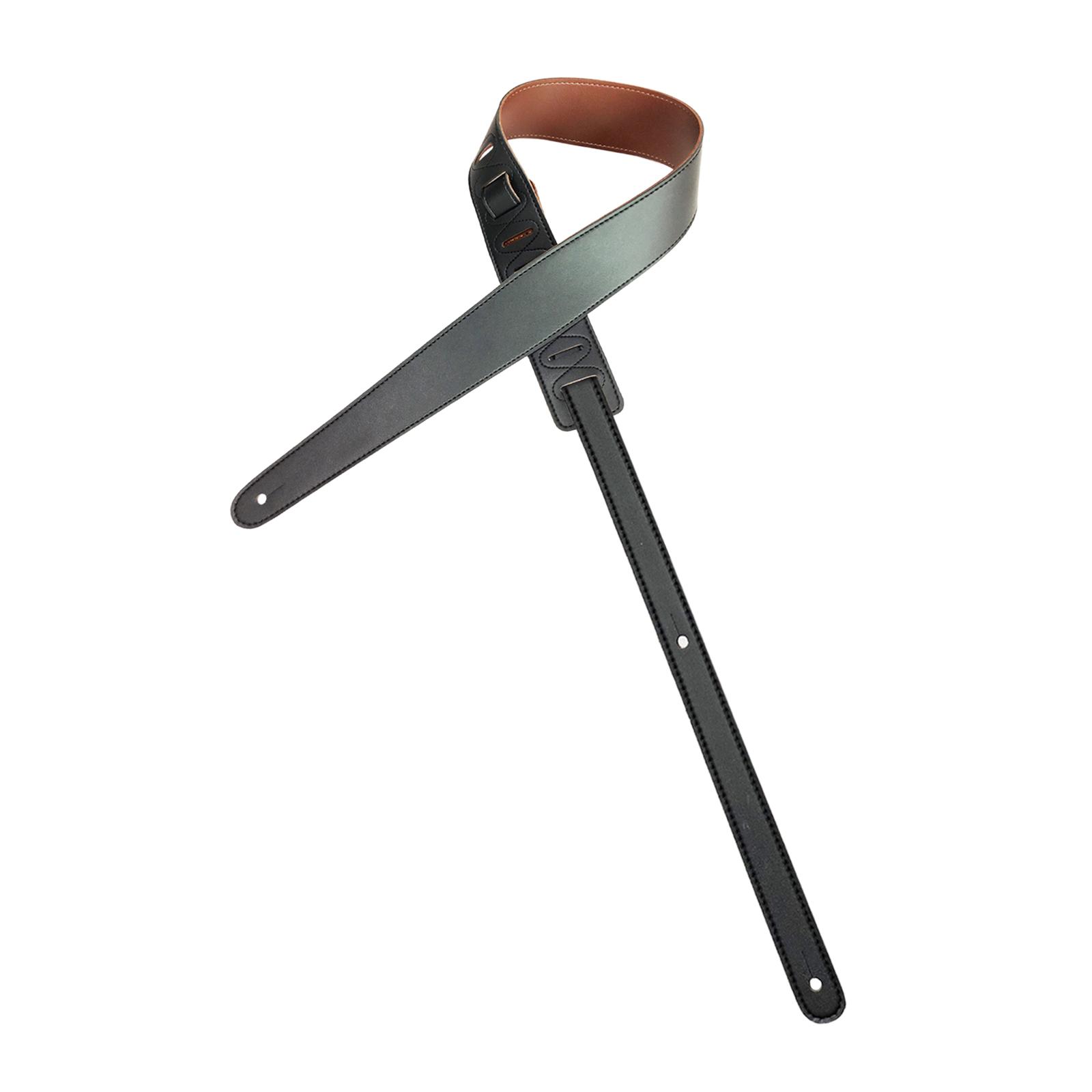 Magideal - Correa De Guitarra Accesorios Para Instrumentos, Portátil, Para Hombres Y Mujeres, Cinturón De Cuero Pu De Longitud Ajustable Para Guitarras Acústicas Negro