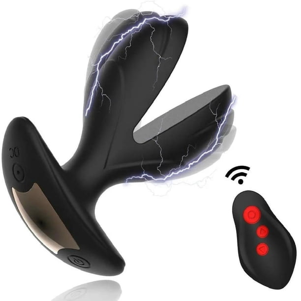 Electric Shock Anal Expansion Vibrator Wireless Remote Control Vibrating Butt Plug Men Prostate Massager Clitoral G-Spot Sex Toy
