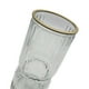 thumbnail image 3 of Florero Decorativo De Vidrio Con Diseño Borde Dorado, 3 of 6