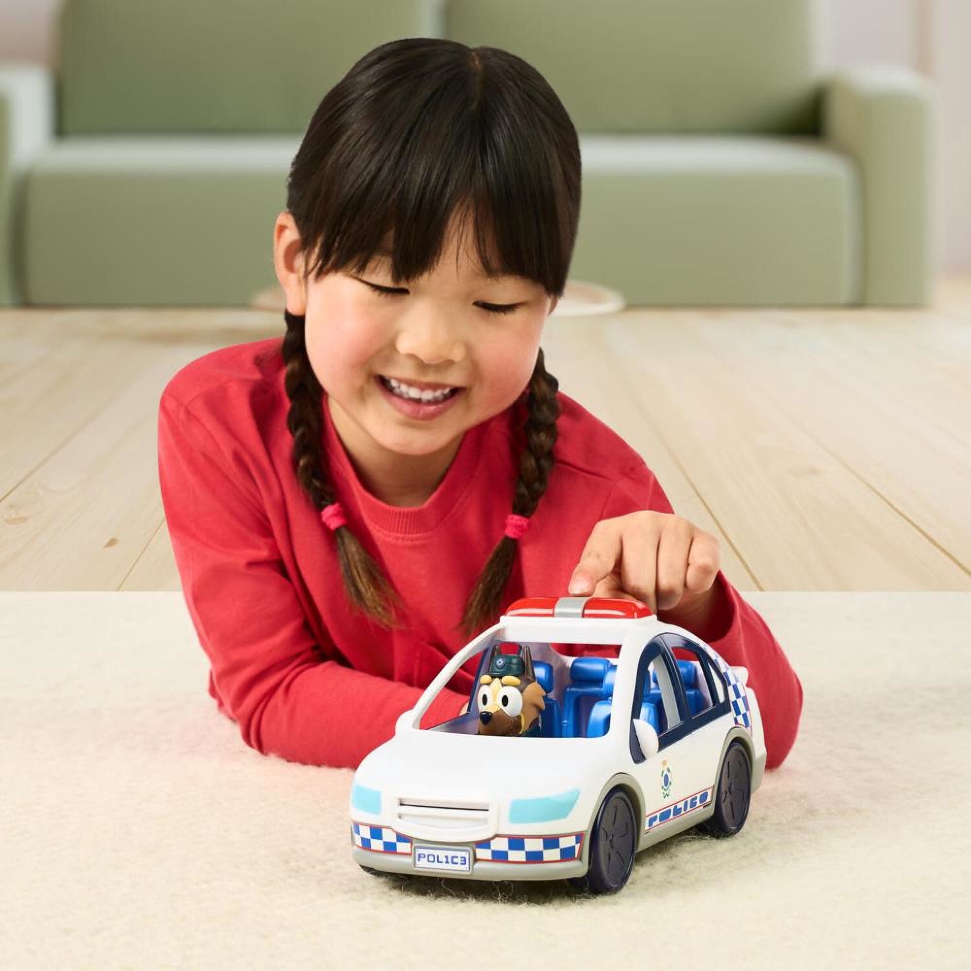 Vehículo Básico Bluey Auto Policia S14
