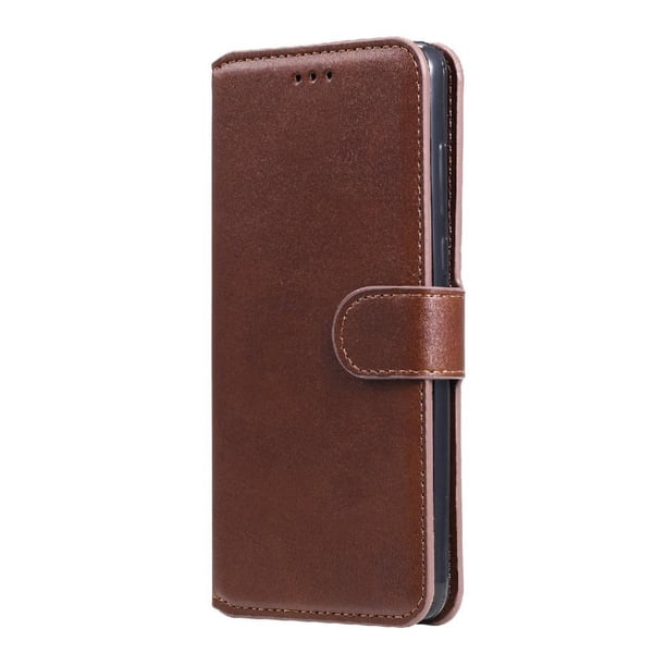 Funda Billetera para Samsung Galaxy S21 Plus con Porta Tarjetas y Soporte Ajustable Marrón