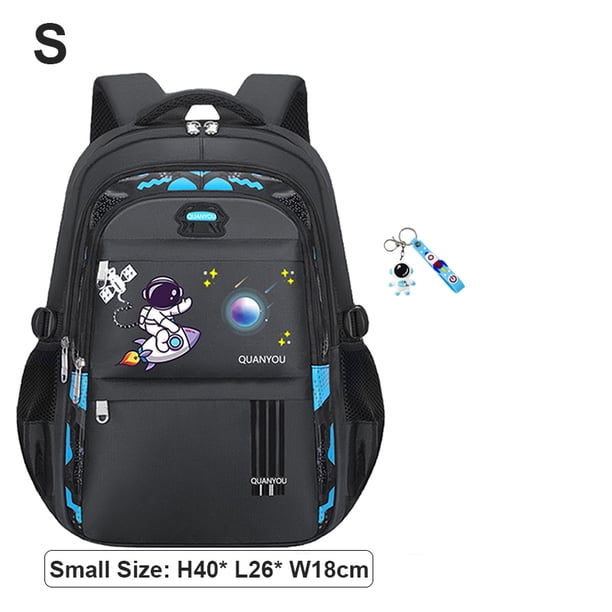 Astronaut Boys School Backpack Bag Waterproof Kids Bookbag Set with Lunch Bag Pencil Case Elementary School Supplies for Boys