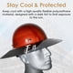thumbnail image 4 of Casco protector solar con visera AFP, ala completa, color ahumado, 4 of 7