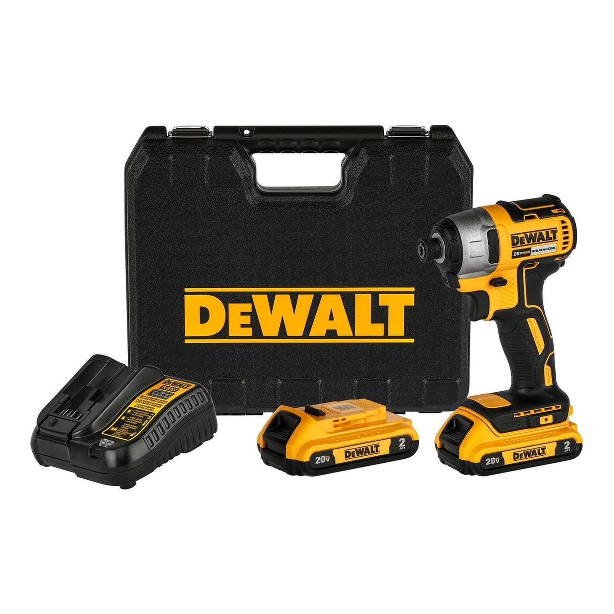 Dewalt - Atornillador De Impacto 1 4 20v +2 Baterias Dcf7871d2