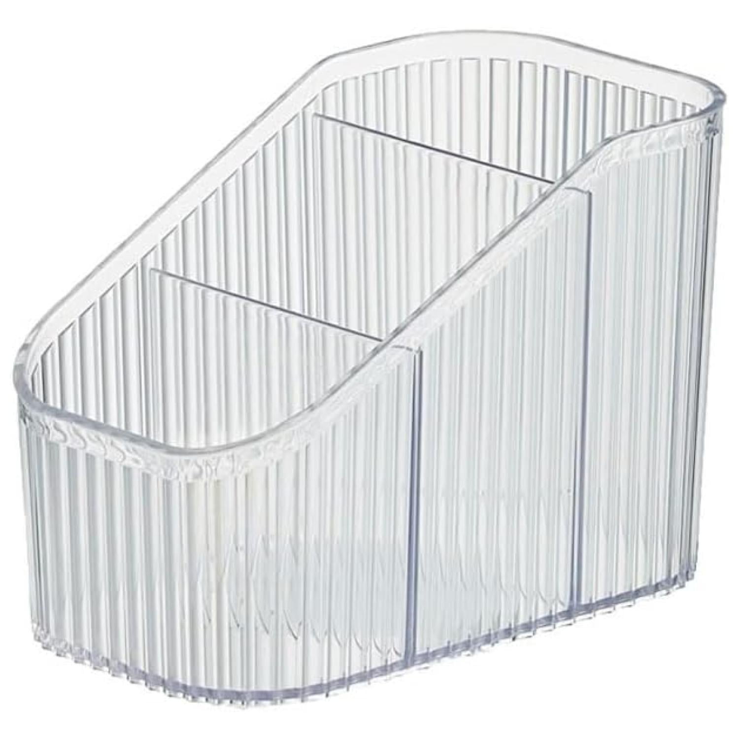 Total E-commerce - Organizador De Escritorio Oficina 3comp Plastico Transparente