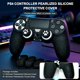 thumbnail image 3 of Cubierta para PS4 HLRAO Negro Brillante 8 uds + Tapas de agarre, 3 of 7