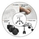 thumbnail image 2 of Taburete giratorio KKTONER de piel sintética con ajuste de altura, 2 of 3