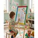 thumbnail image 2 of Pizarra Infantil Multiusos 3 en 1: Caballete Giratorio con Ábaco y Kit de Accesorios., 2 of 6