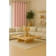 thumbnail image 2 of Pack 2 Cortina Engomada Termica Tela Delgada 100% Blackout 140X225 rosa 140X225, 2 of 9