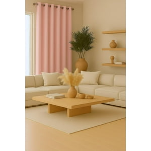 Clems - Cortina Engomada Termica 100% Blackout 140X225 Rosa 140X225