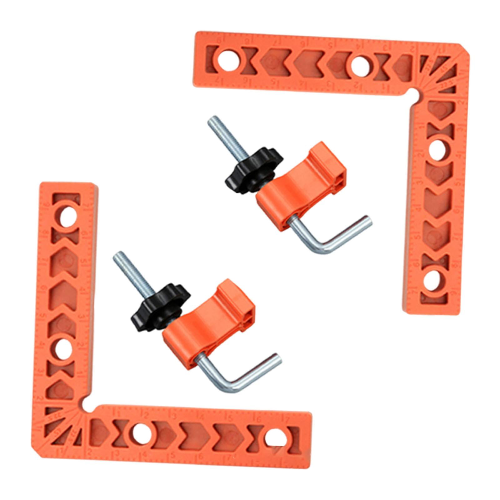 Ioensy - 2 Abrazaderas De Esquina De 90 Grados Para Carpintería, Cuadradas, Para Cajas, Gabinetes Y Marcos De Fotos, Tamaño M