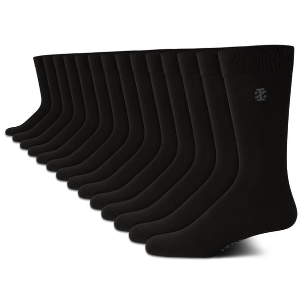 Calcetines de vestir IZOD ligeros que absorben la humedad, paquete de 14 unidades, para hombre