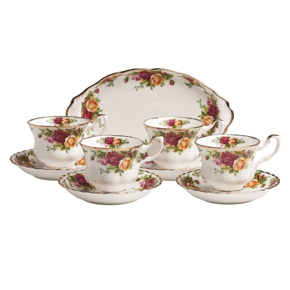 Juego De Té Old Country Roses De 9 Piezas
