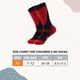 thumbnail image 2 of Calcetines de esquí para niños, paquete de 2 pares de calcetines de snowboard para niños y niñas pequeños, diseño por encima de la pantorrilla con puño antideslizante., 2 of 7