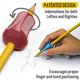 thumbnail image 4 of The Pencil Grip - Pack de 6 empuñaduras ergonómicas para lápiz, 4 of 8