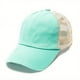 thumbnail image 1 of Unisex Washed Baseball Cap: Distressed Ripped Criss Cross Ponytail Hat - Adjustable Casual Style for Men & Women, 1 of 5