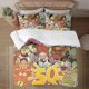 thumbnail image 1 of Lumberjanes 3-Piece Bedding Set For Kids Boys Girls Adult Cartoon Warm Cute Fashion Holiday Present Gift Bed Sheets, 1 of 5