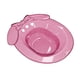 thumbnail image 3 of Bandeja para baño de asiento para mujer, duradera sobre el inodoro, amplia zona de asiento, cuenco de baño para la cadera, baño para dormitorio, baño, Rosa, 3 of 5